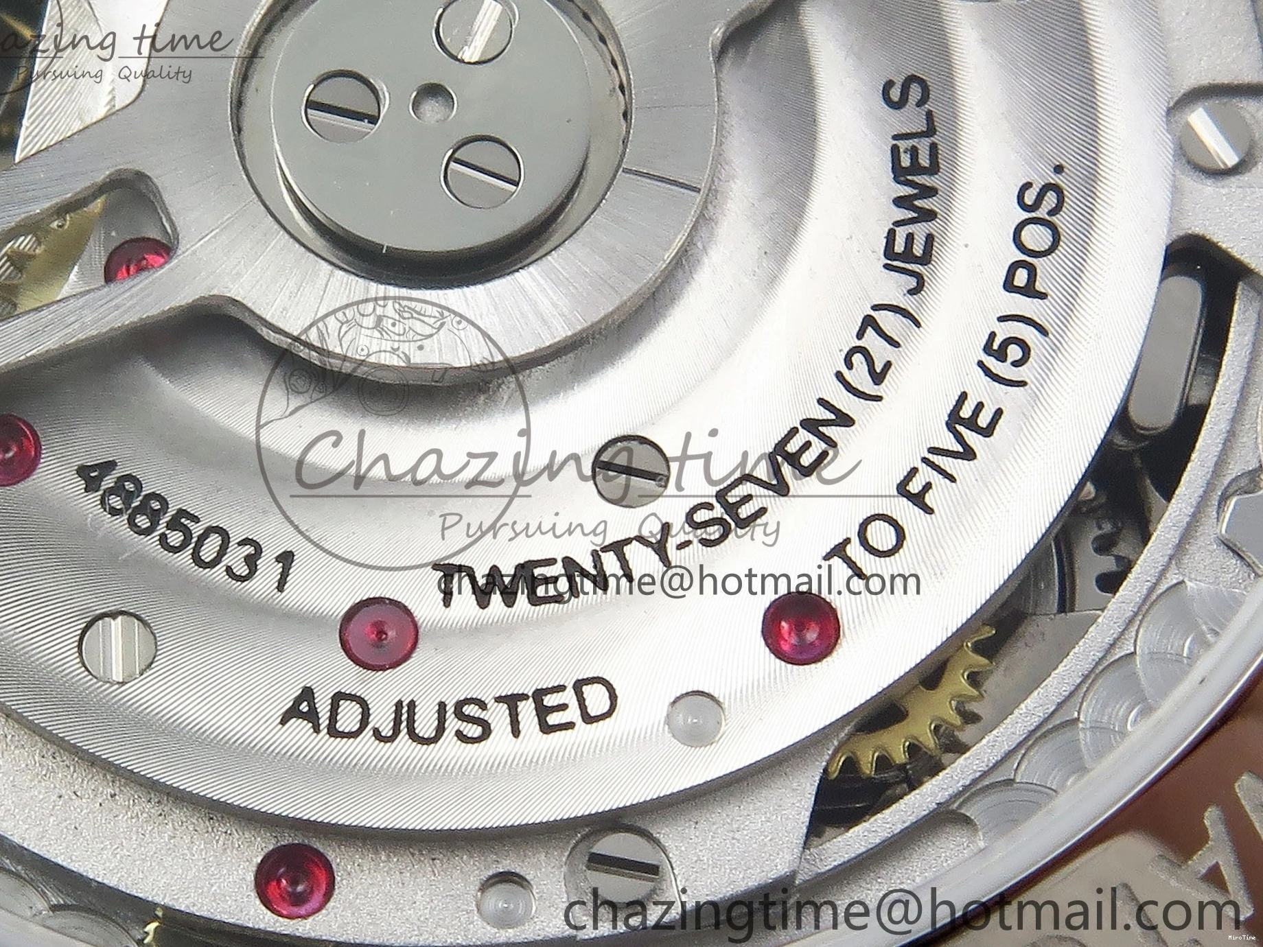 MIROTIME 0211 Casual Portuguese Chrono IW3716 Z+F 1:1 Best Edition White Dial on Blue Rubber Strap A 7016